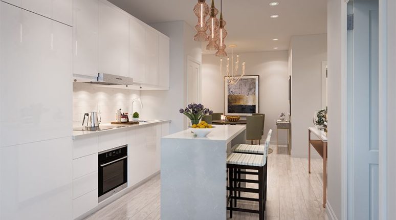 ORO at Edge Towers Condos Kitchen