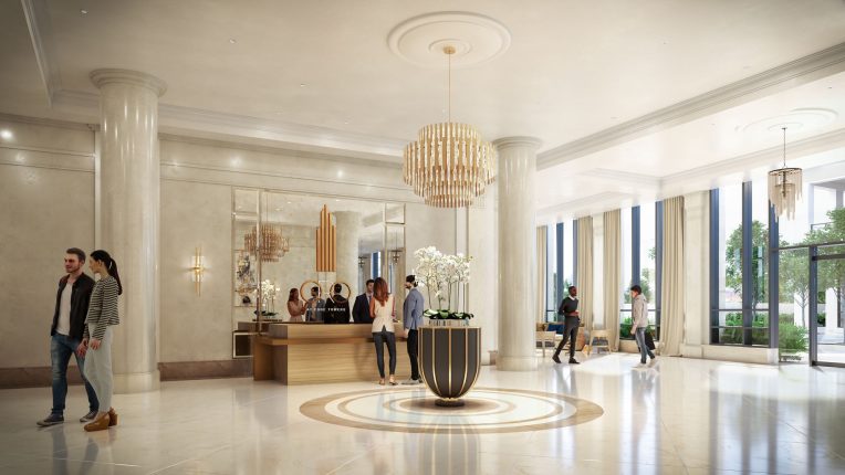 ORO at Edge Towers Condos Lobby