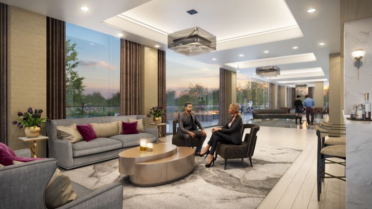 ORO at Edge Towers Condos Party Room