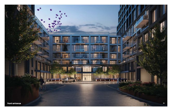 Above Condos Front Entrance