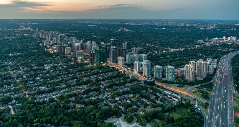 North Core Condos Aerial
