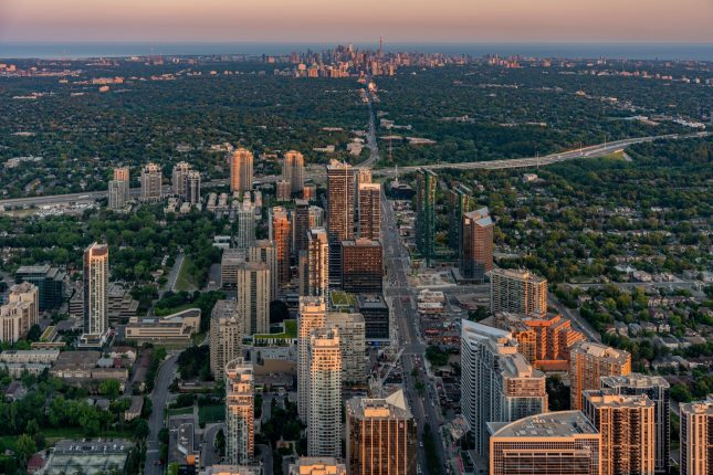 North Core Condos Aerial