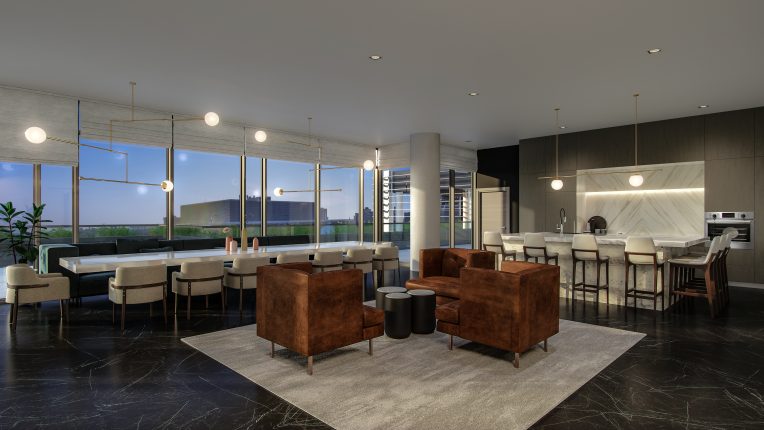 DUO Tower 3 at Station Park Amenities Private Party Dining Area