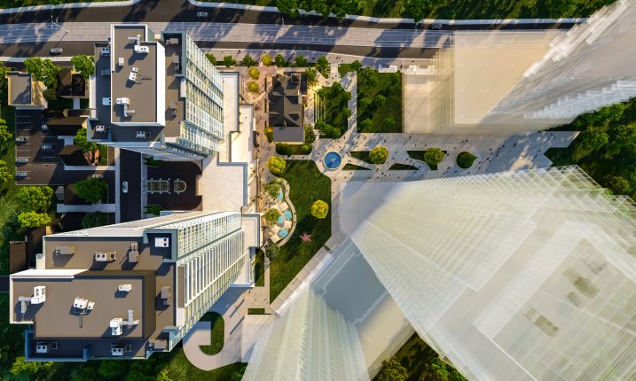 DUO Tower 3 at Station Park Top Down