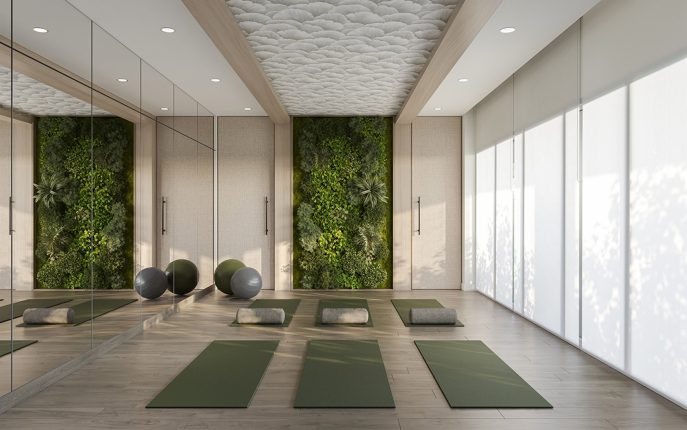 NorthCore Condos Yoga Room