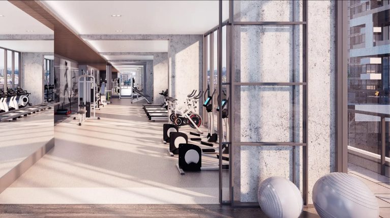 Sixty Five Broadway Condos Fitness Area