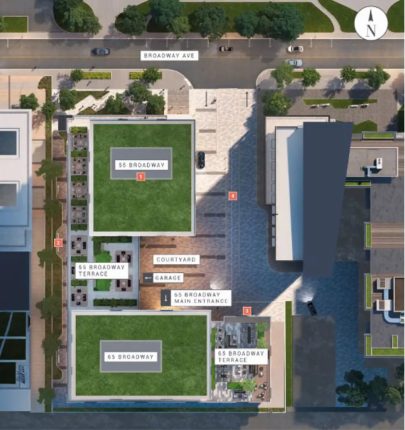 Sixty Five Broadway Condos Site Map