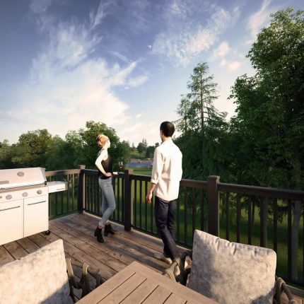 Artisan Towns Rear Deck