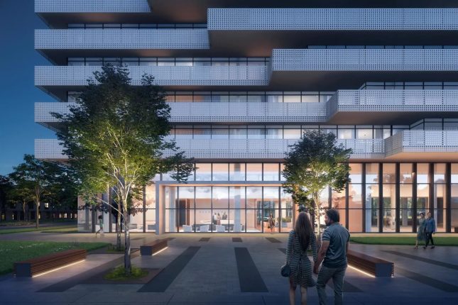 Harbourwalk at Lakeview Village Condos Rendering