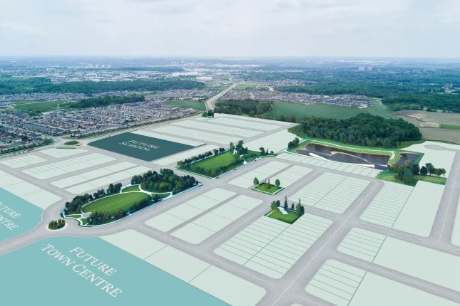 Wallaceton by Fusion Homes Full Community Rendering