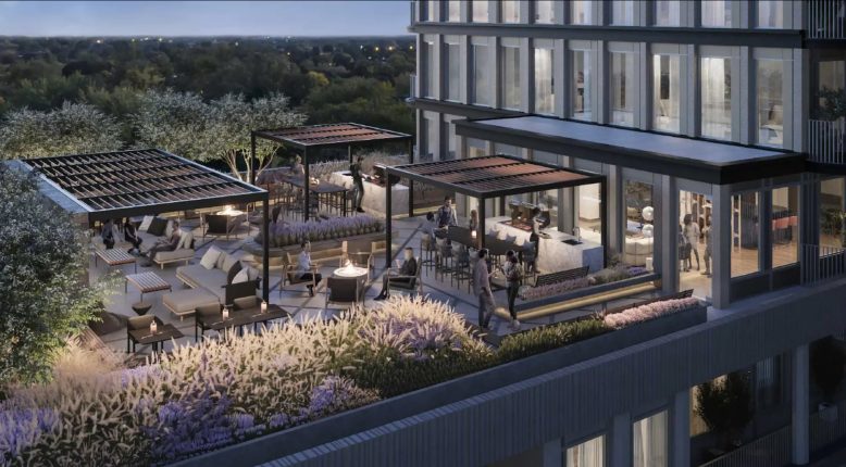 The Greenwich Condos at Oakvillage Condos Rooftop Terrace