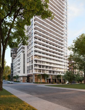 Corktown Condos Residential Lobby Entrance