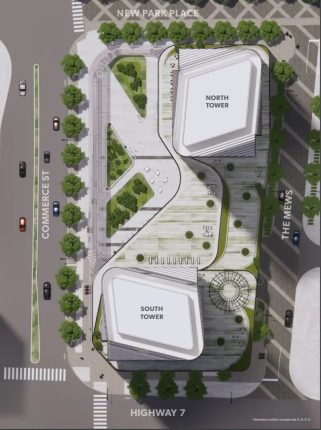Park Place VMC Condos Site Map