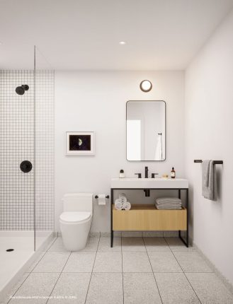 Corktown Condos Bathroom