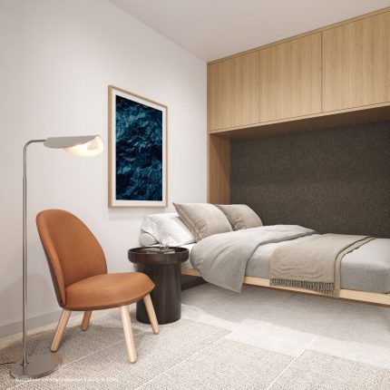 Corktown Condos Bedroom