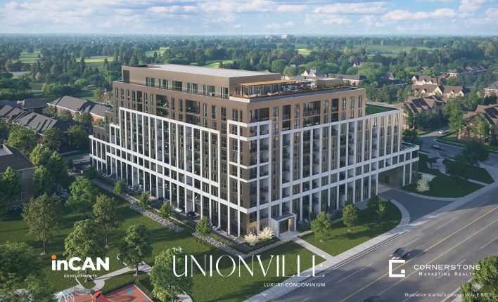 The Unionville Building Aerial View
