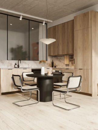 Biblio Lofts Condos Dining Area