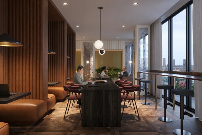 The Whitfield Condos Co-Work Space & Lounge