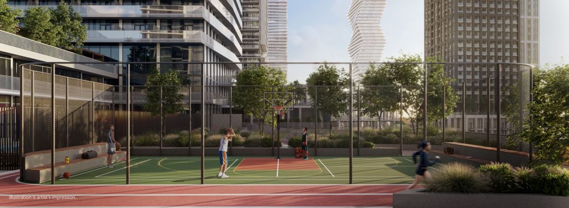 M6 Condos Multipurpose Sports Court