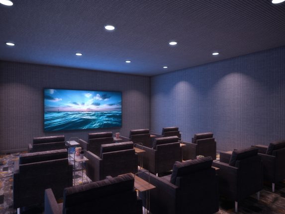 The Kith Condos Theatre Room