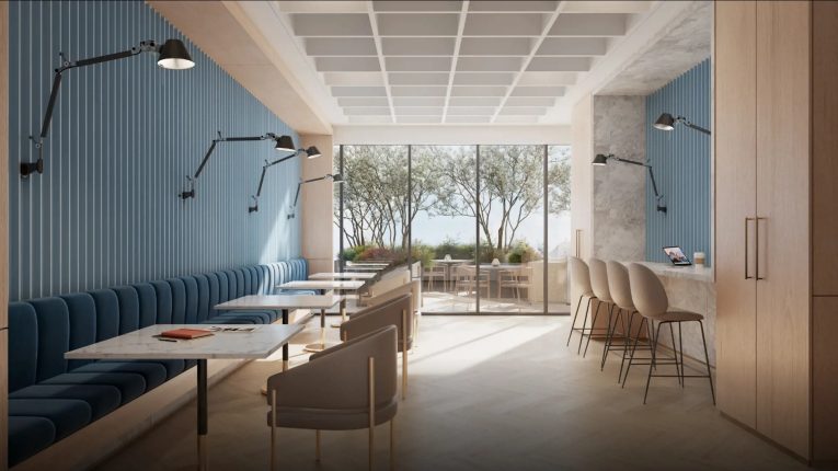 8 Elm on Yonge Condos Co-Working Lounge