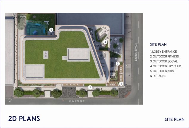 8 Elm on Yonge Condos Site Plan