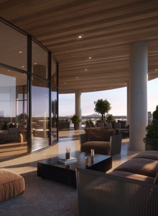 LSQ2 Condos Outdoor Lounge