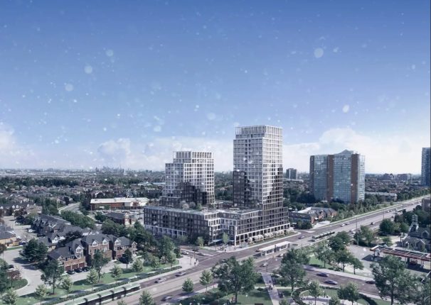 Above Condos Aerial Rendering