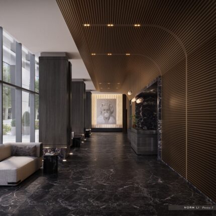 Q Tower Condos Lobby