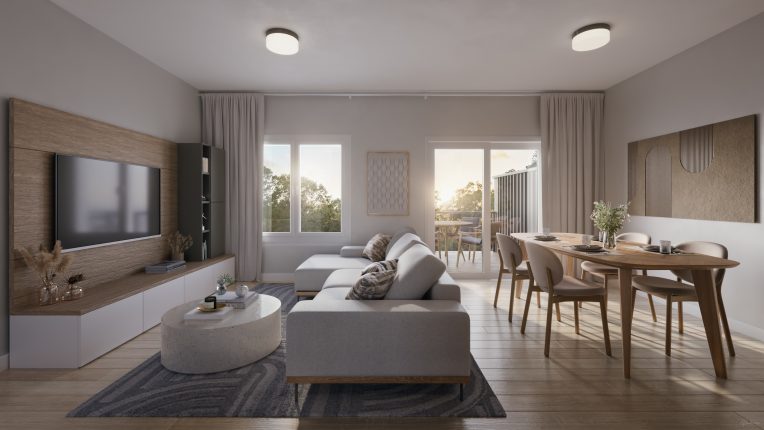 Lackner Ridge Towns Living Walkout