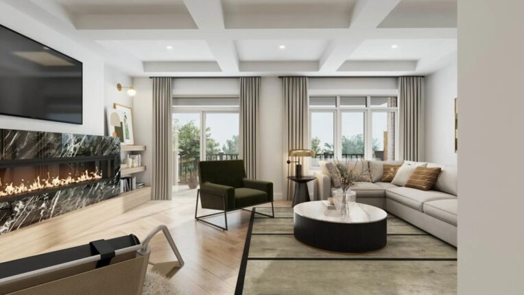 Heritage Heights Towns Living Room