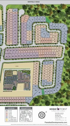 High Point in Upper Mount Pleasant Site Map