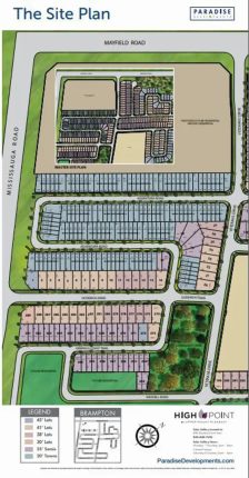 High Point in Upper Mount Pleasant Site Map