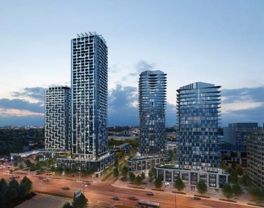 LSQ2 Condos Aerial Rendering