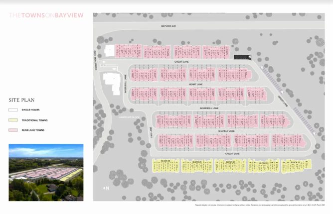 The Towns on Bayview - Phase 4 Site Plan