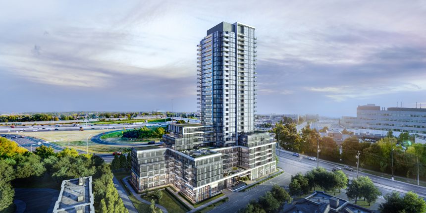 K01 Condos Aerial Rendering