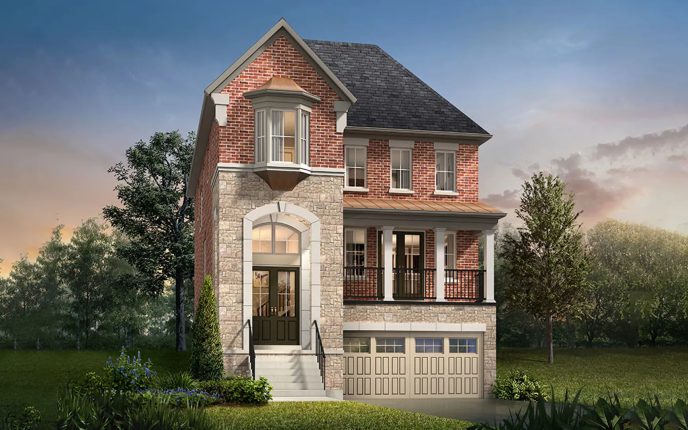 Queensville Homes by CountryWide - Towns Rendering