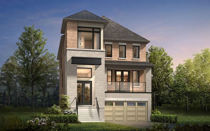 Queensville Homes by CountryWide - Towns Rendering