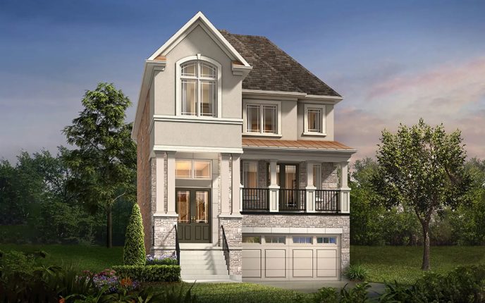 Queensville Homes by CountryWide - Towns Rendering