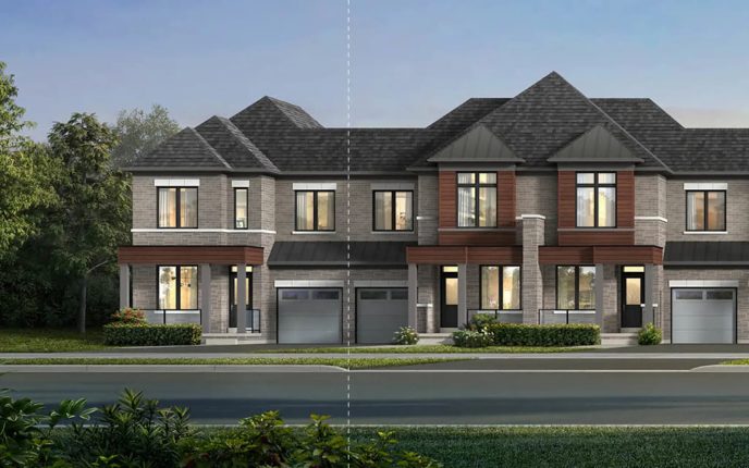 Queensville Homes by CountryWide - Towns Rendering