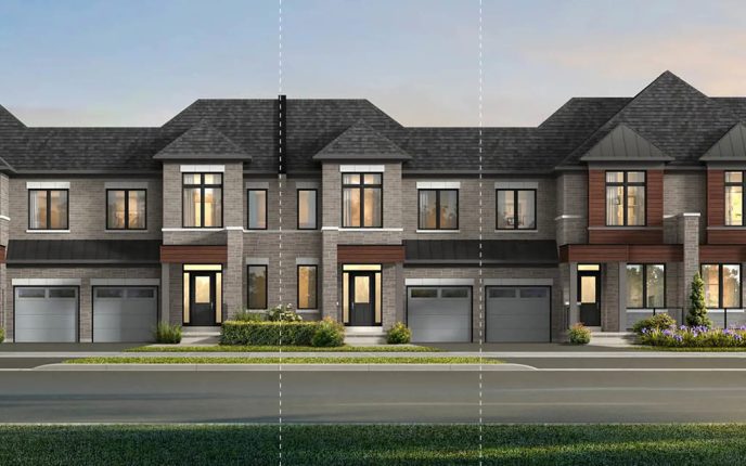 Queensville Homes by CountryWide - Towns Rendering