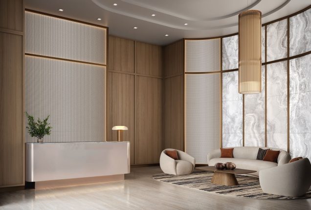 Claystone Condos Lobby