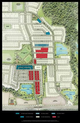 Joshua Creek Montage - Single Family Homes by Primont Homes Site Map