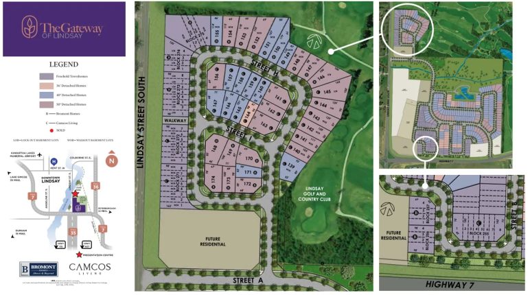 The Gateway of Lindsay Site Plan