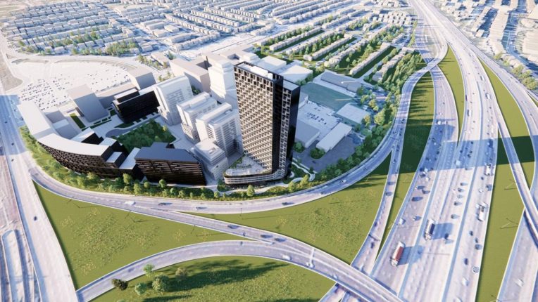 2 Tippett Road Condos Aerial Rendering