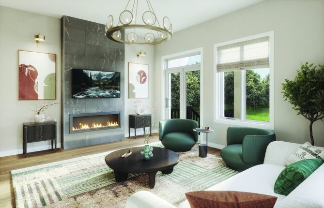 Summit Series at Arbor West Living Room