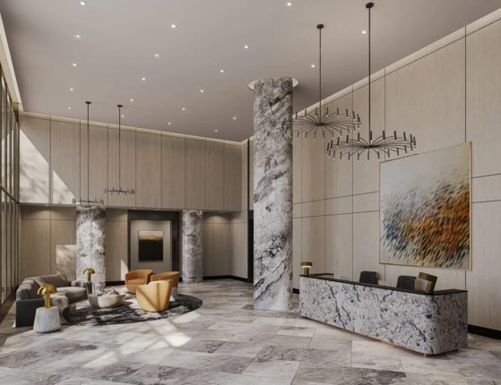 The Unionville Condos Lobby