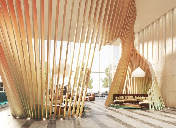 Aquanova Condos Lobby