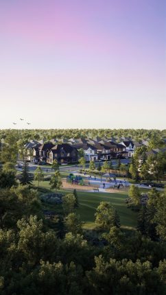 SouthCal Homes Aerial Rendering