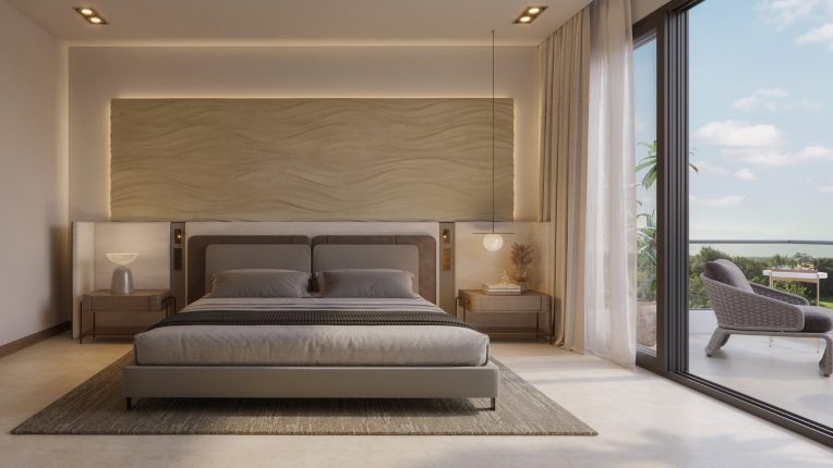 Poseidonia Villas Condos Bedroom